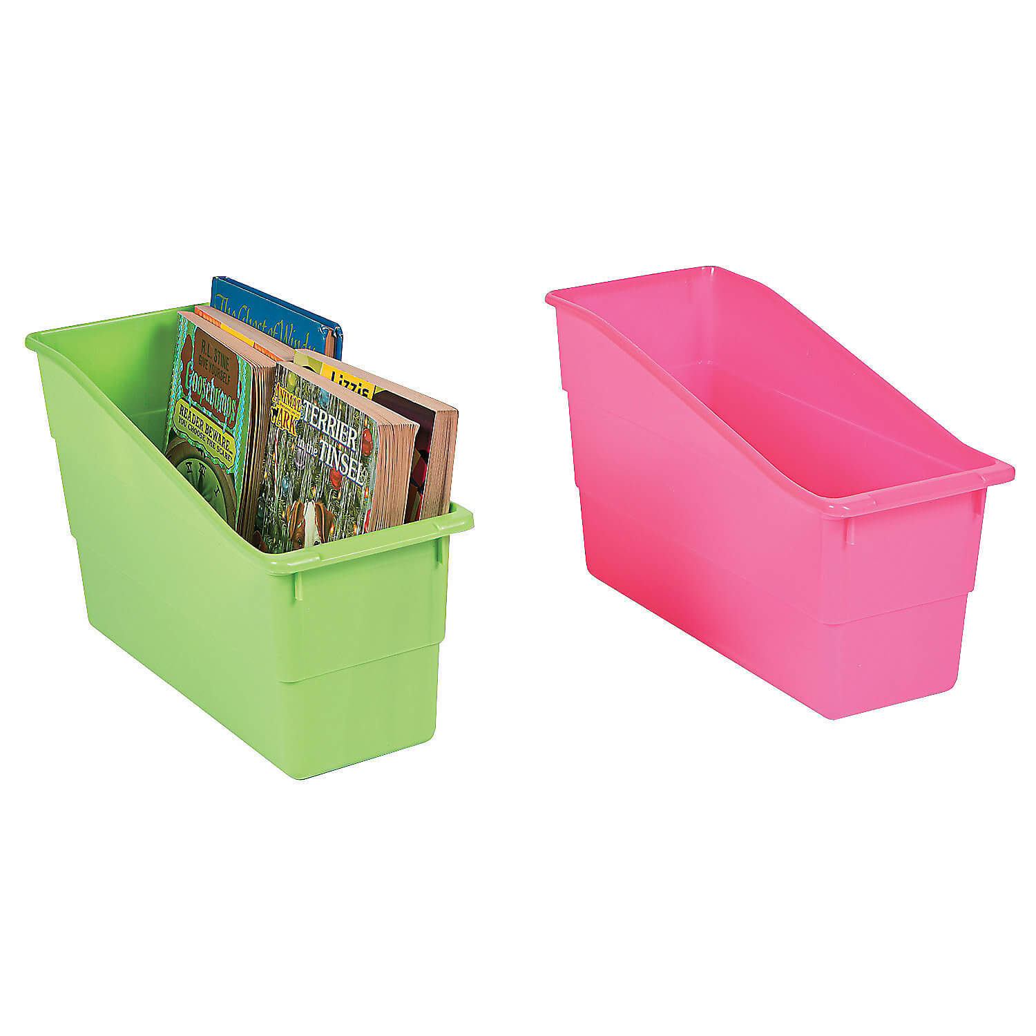 W13685835 Neon Classroom Book Organizers - 6 Pc.