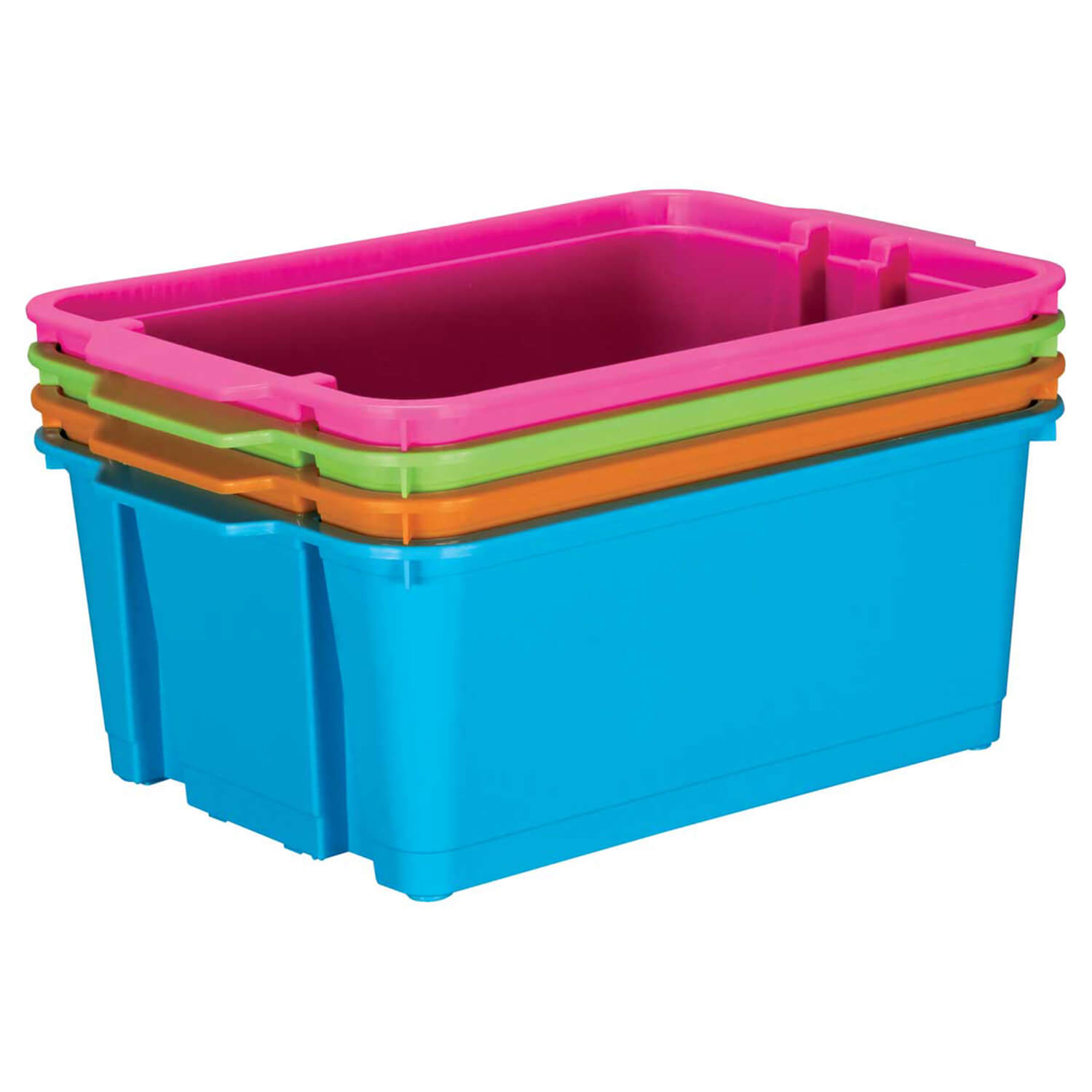 W13685354 Neon Classroom Storage Tubs