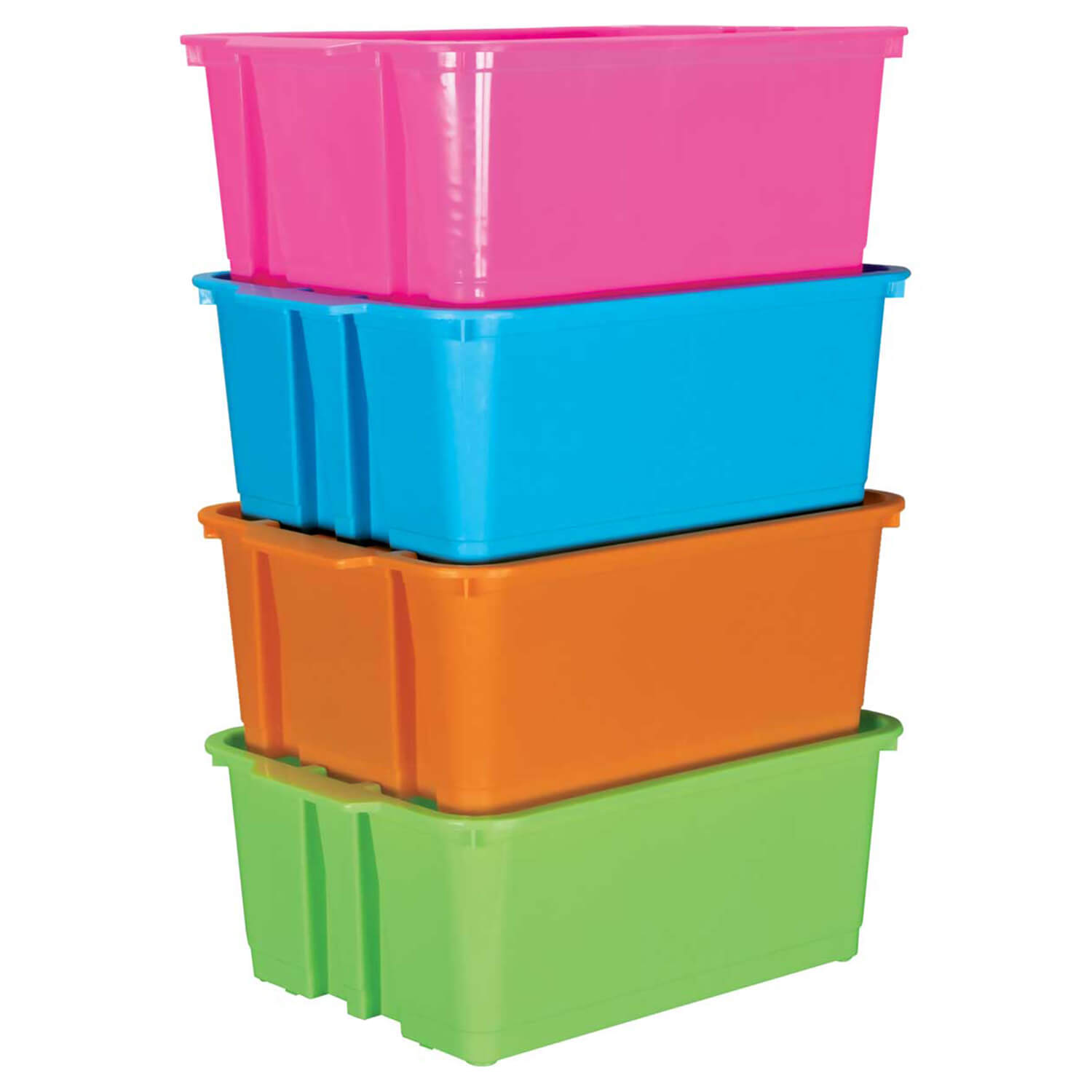 W13685354 Neon Classroom Storage Tubs