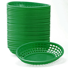Plain Plastic Deli Serving Baskets