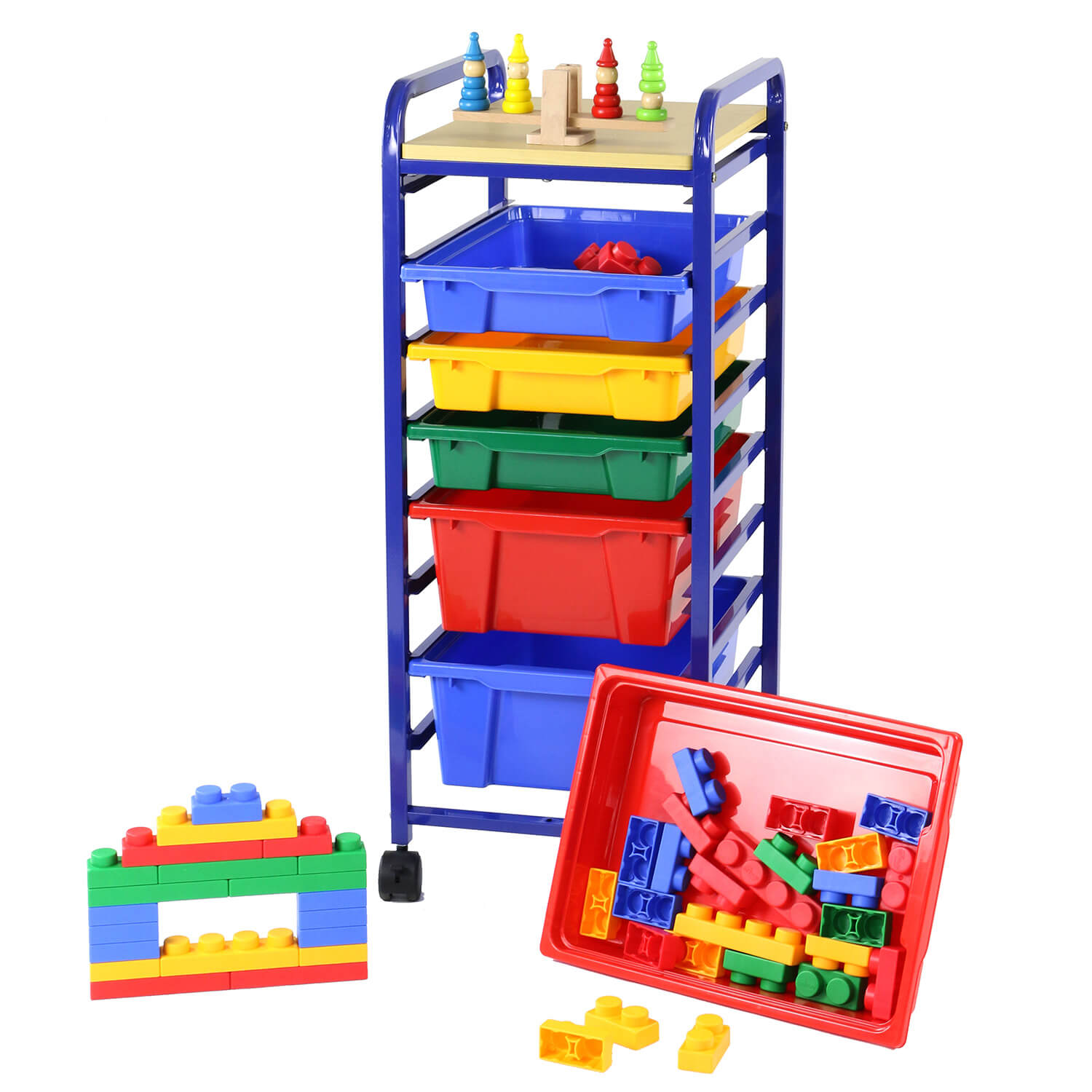 W14828318_1 6-Tray Mobile Storage Organizer