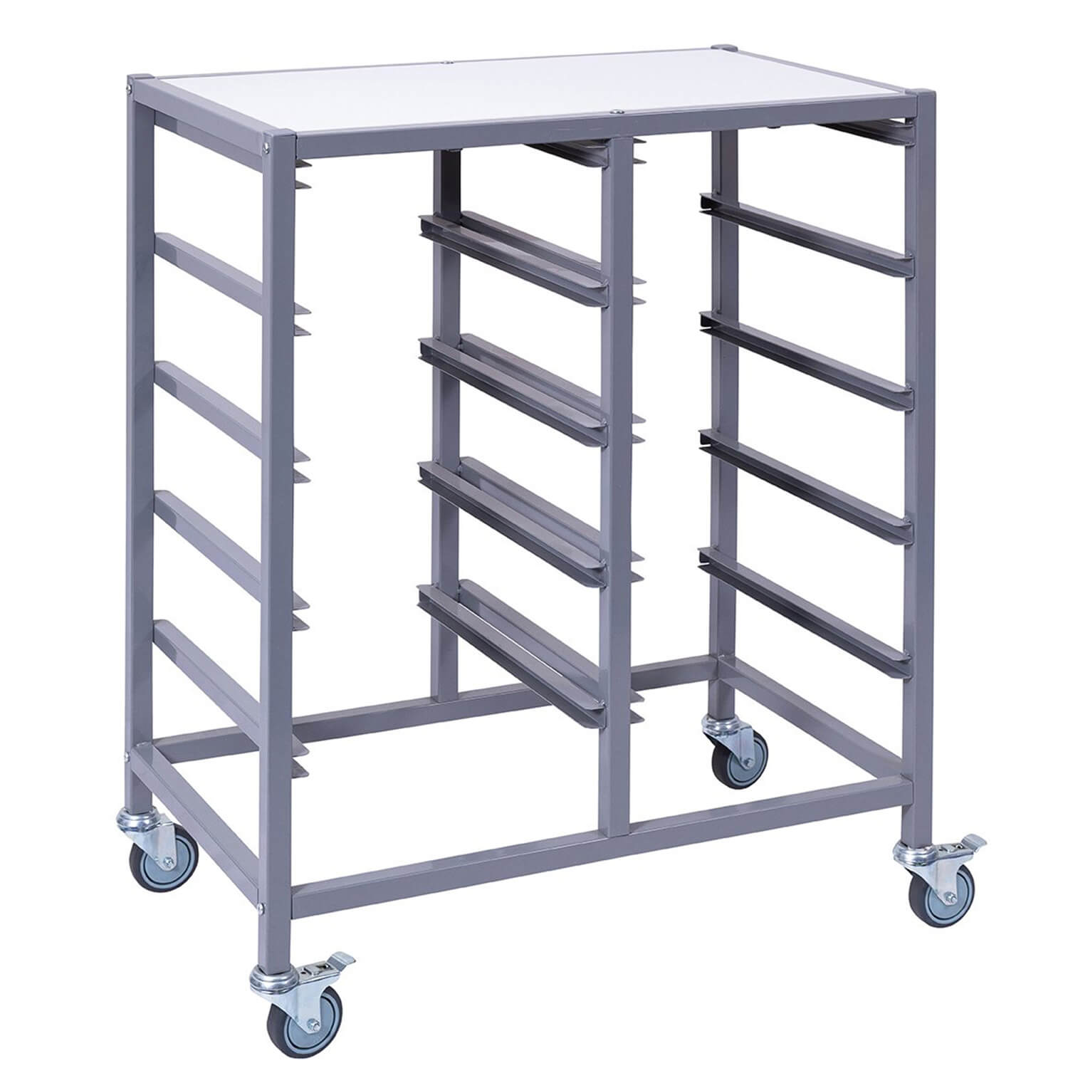 W18596380 Double Tote Tray Trolley Frame