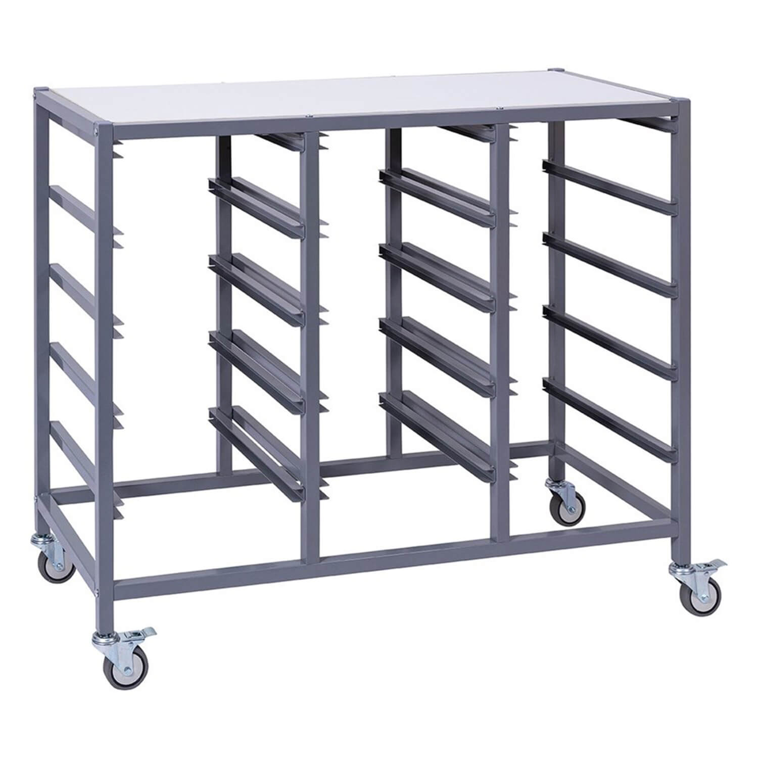 W18596398 Triple Tote Tray Trolley Frame