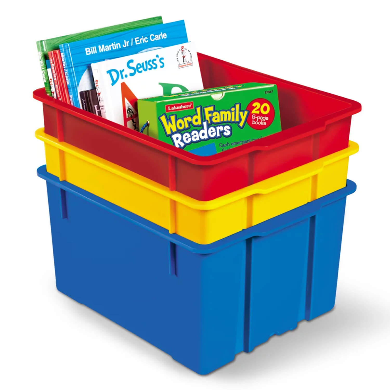 Heavy-Duty Book Bins