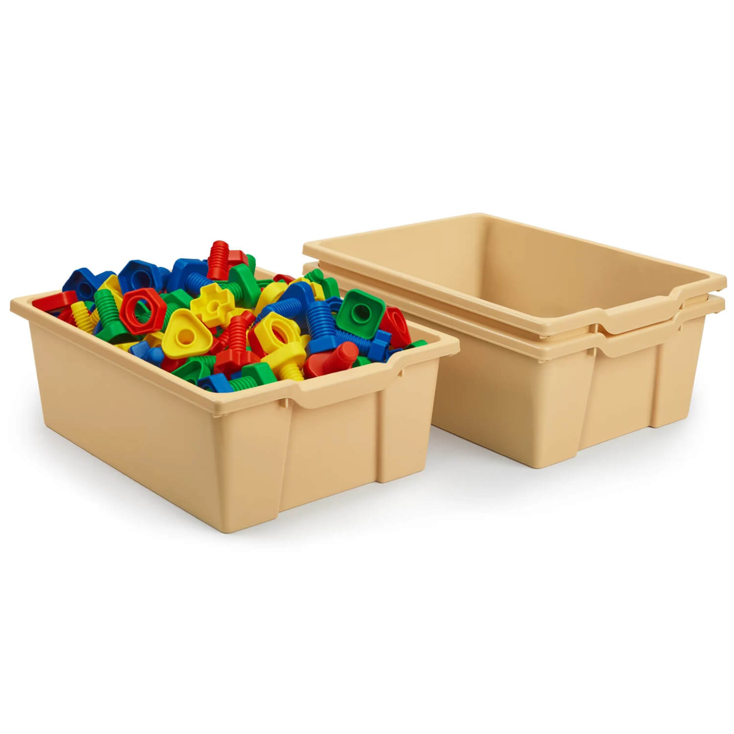 W17263145 Natural Color Big Bins - 6 Pc.