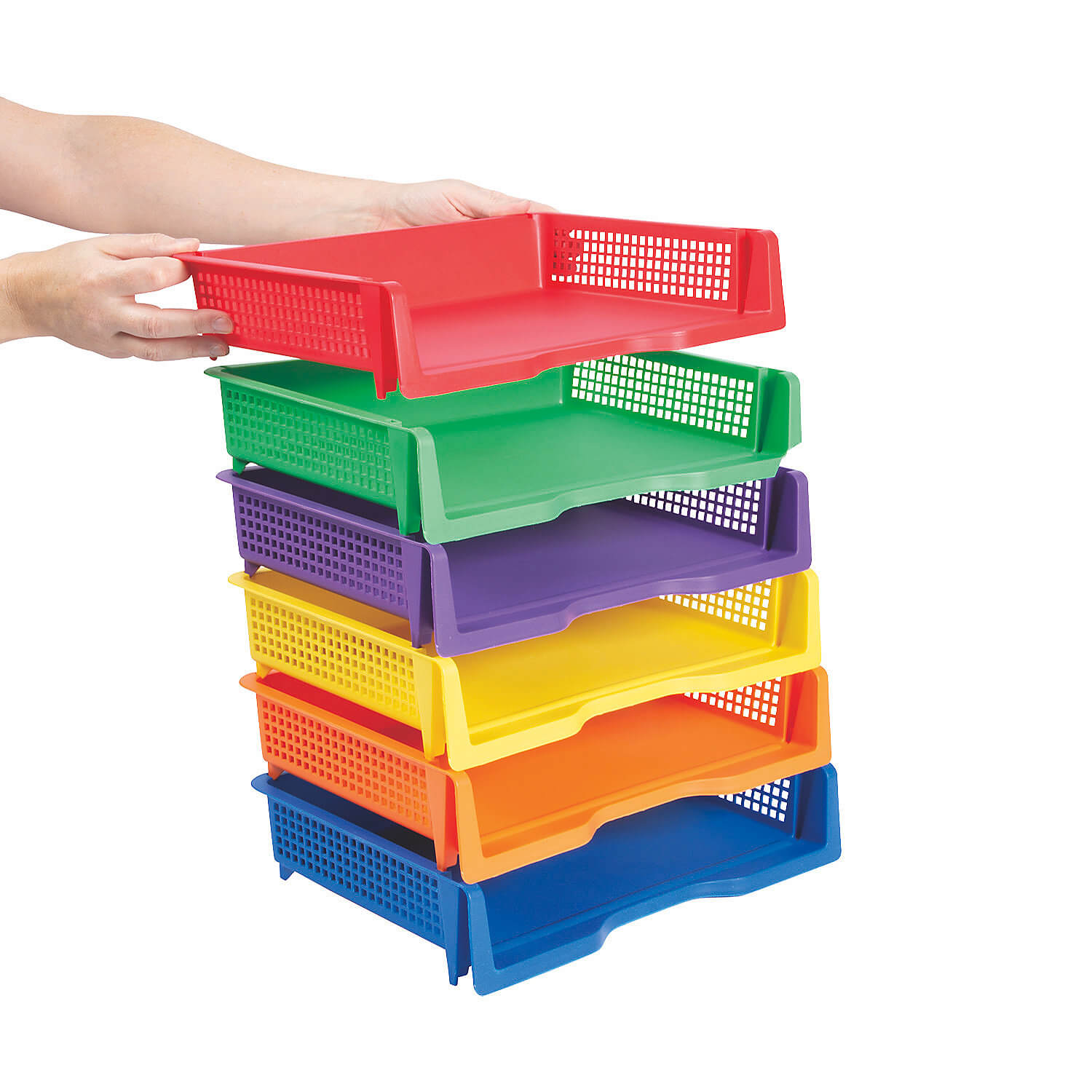 W13651002 Stackable Bins - 6 Pc.