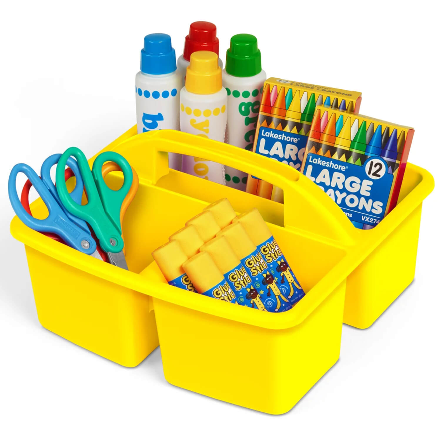 W17221305 Neon Durable Classroom Supply Caddies