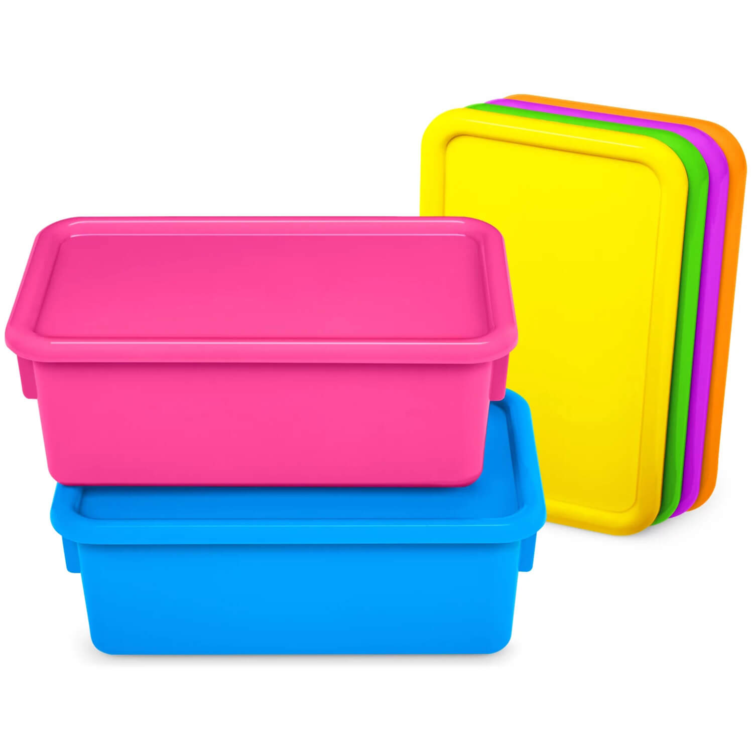 W17263589 Neon Heavy-Duty Storage Box with Lid