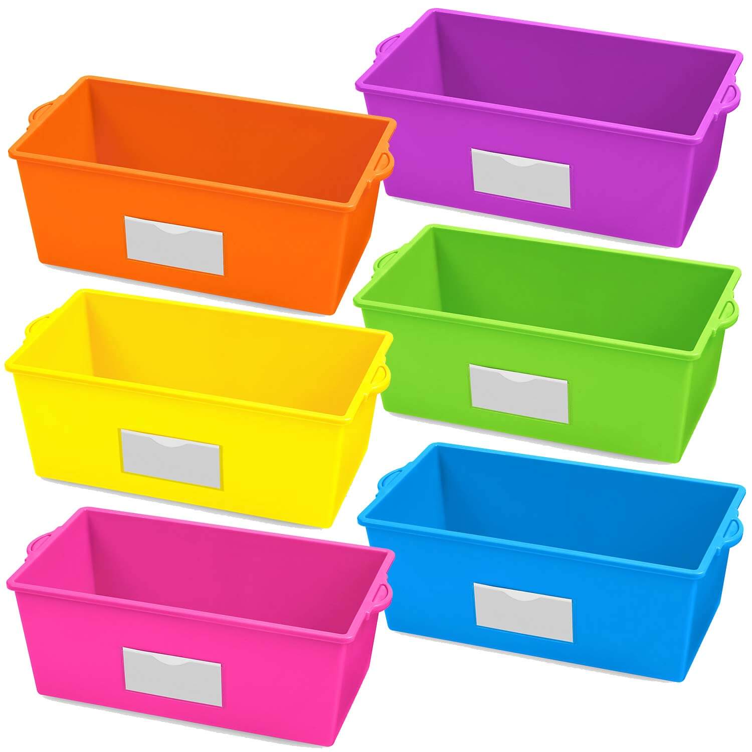 W18586925 Neon Help-Yourself Book Bins