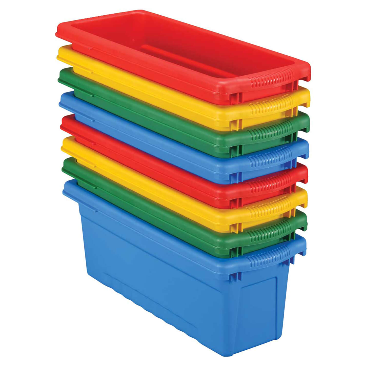 W17705810 Small Sturdy Tubs, 4 Colors - 8 tubs